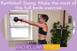 Picture shows the author performing a kettlebell swing